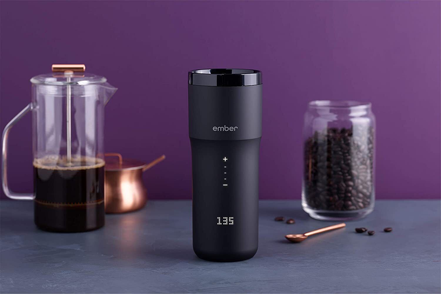 Ember Temperature Control Smart Travel Mug, 12oz, App Enabled Heated Coffee Mug - Fresh Stock Dated February 2026