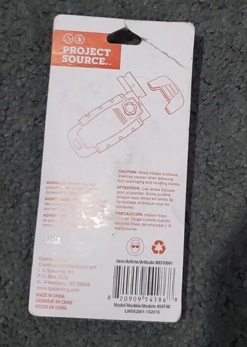 Plastic Handle Carbon Steel Paint Stickers Glue Tile Scraper Durable - Fresh Stock Dated February 2026