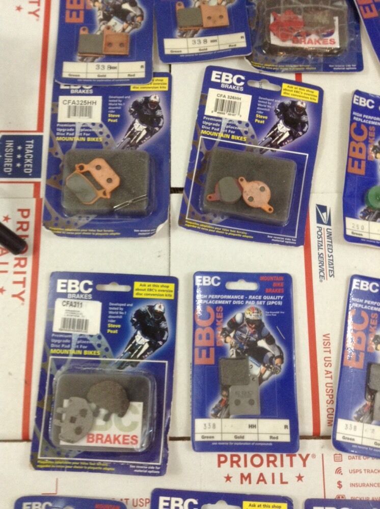 Ebc Mtb Disc Brake Pads Mountain Bike Assorted Lot Large (1321) - Fresh Stock Dated February 2026