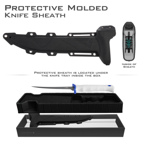 KastKing Spartacus 9 Inch Fillet Knives for Fishing & Cooking Good in Fresh - Fresh Stock Dated December 2025