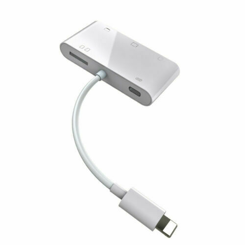 6in1 USB Memory Card Reader For iPad iPhone XR X 8 iOS 12 Camera Connection Kit - Fresh Stock Dated February 2026