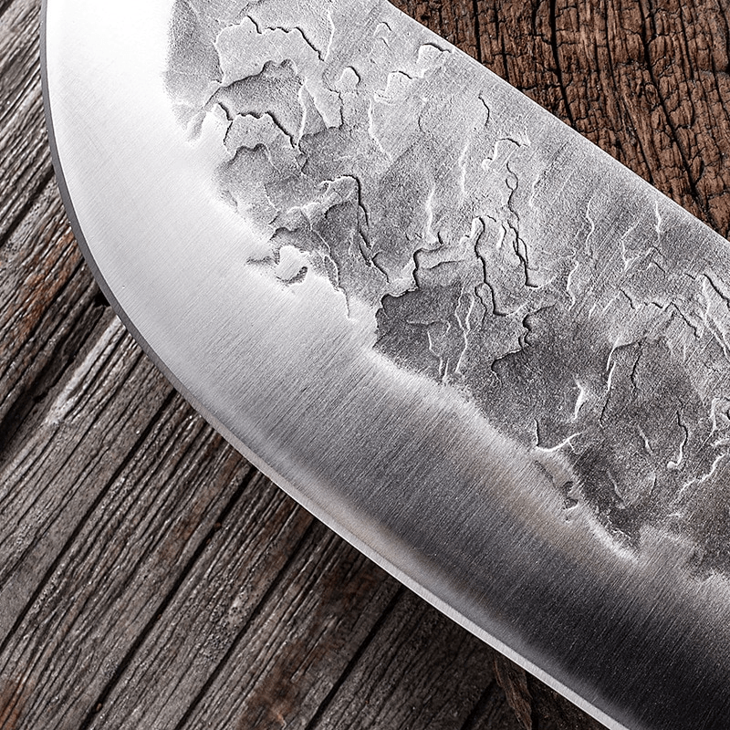 Forged Cleaver Handmade Kitchen Meat chopping Stainless Steel Chef Butcher Knife - Fresh Stock Dated December 2025