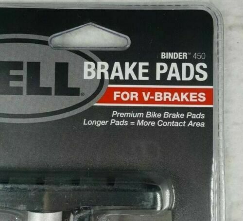 2X Bell Sports Binder 450 Replacement V-Brake Pads, BRAND NEW Factory Sealed - Fresh Stock Dated February 2026