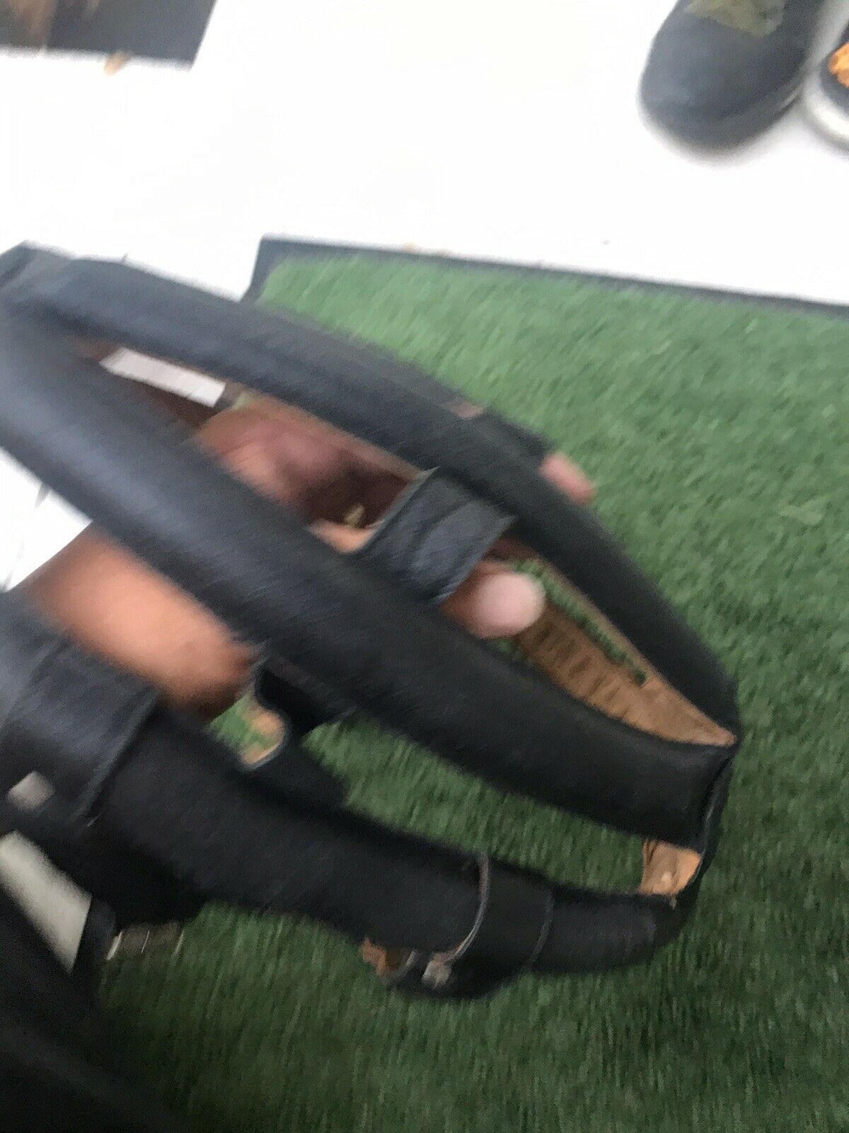 Vintage John F. Kucharik Vintage LEATHER BICYCLE HELMET -Cycling Bike Helmet - Fresh Stock Dated February 2026