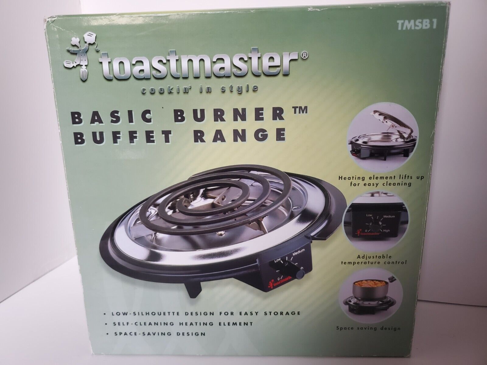 Toastmaster Basic Burner Buffet Range Single Burner In Box #6420 - Fresh Stock Dated February 2026