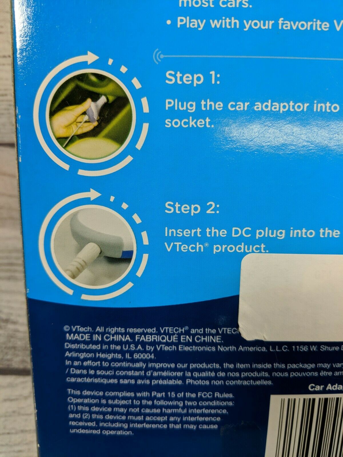 VTech Car Charging Charger Adapter Adaptor White FREE SHIPPING. NEW - Fresh Stock Dated February 2026