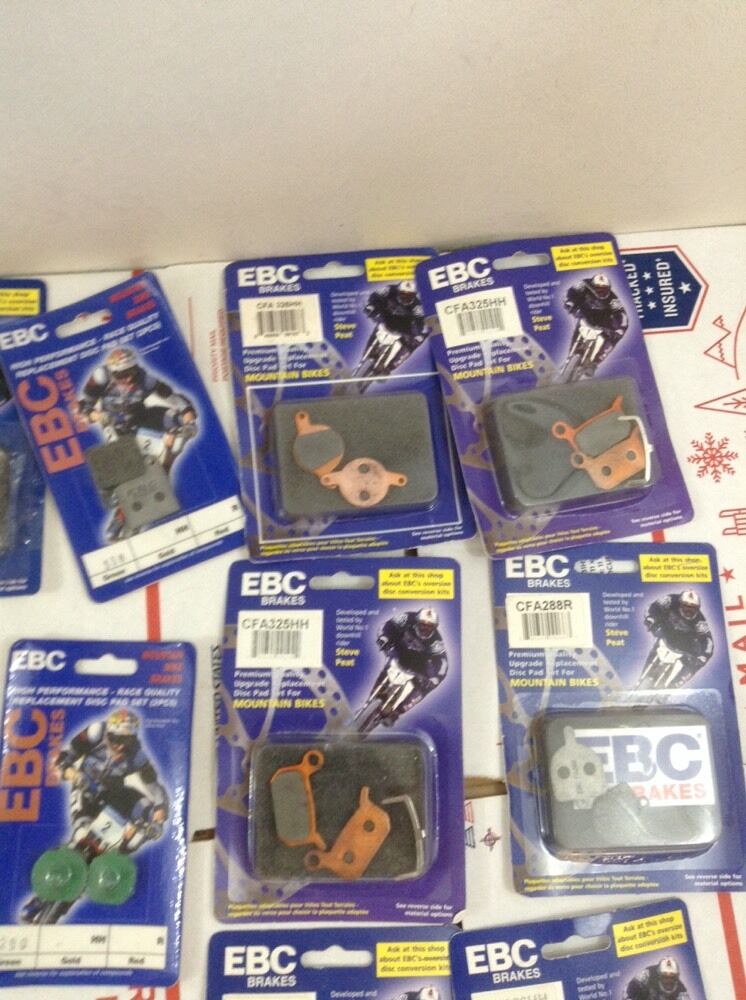 Ebc Mtb Disc Brake Pads Mountain Bike Assorted Lot Large (1321) - Fresh Stock Dated February 2026