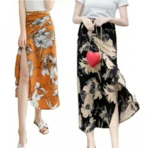 iDrop Eco- Friendly & Breathable Multifunctional Floral Printed Long Beach Skirt - Fresh Stock Dated February 2026