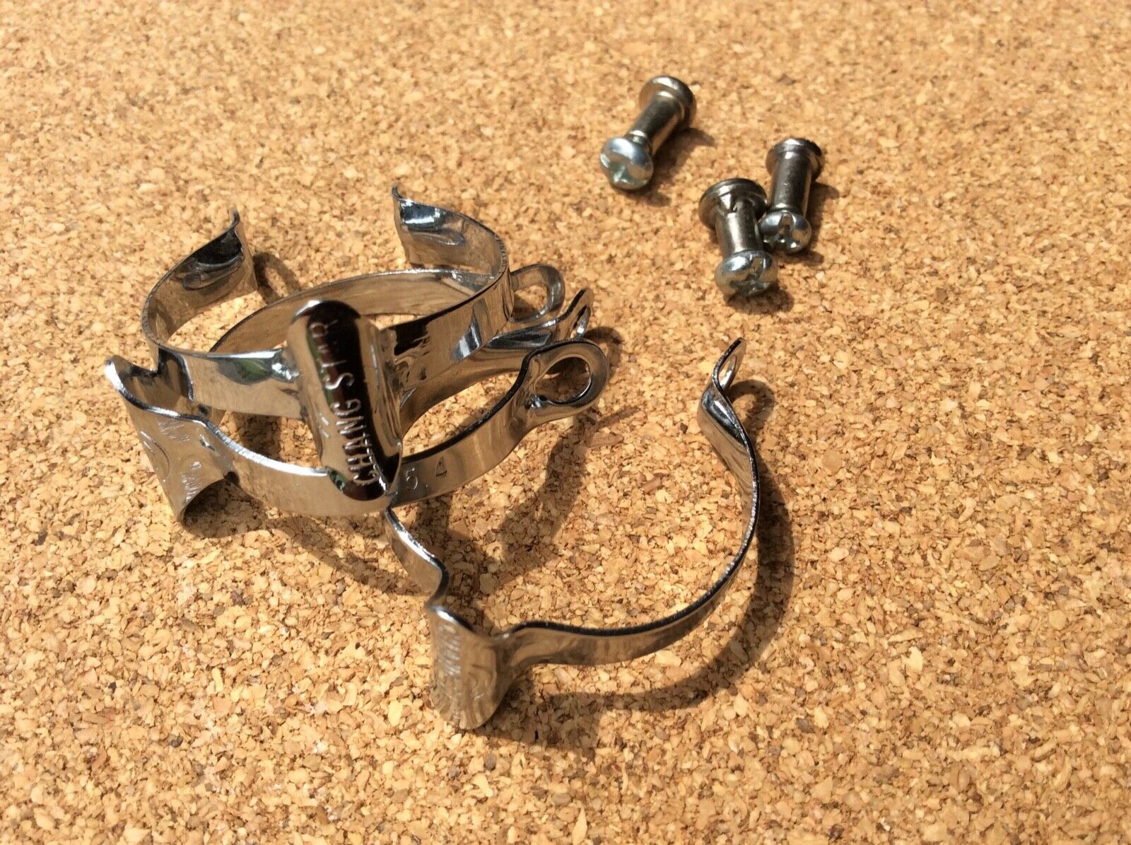 3 Chang Star Brake Cable Clamps for Old School BMX/Road Bikes NOS 1” 25.4mm - Fresh Stock Dated December 2025