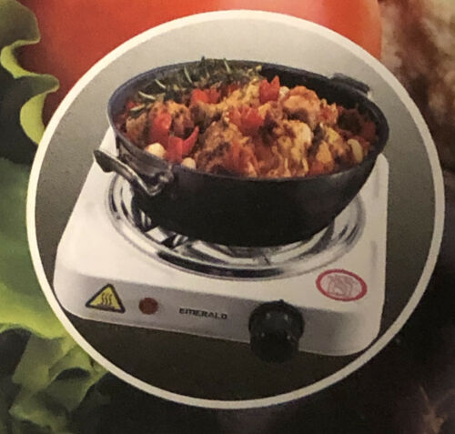 EMERALD Electric Single Stove NEW - Fresh Stock Dated December 2025