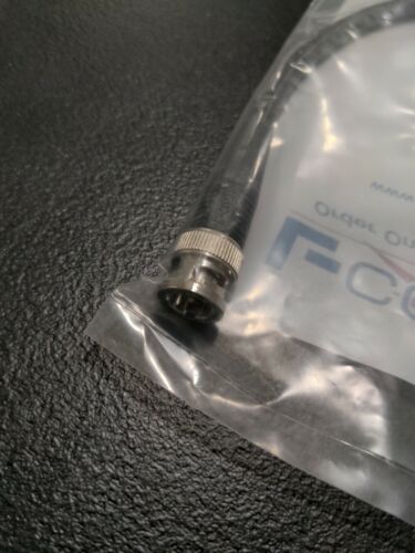 L-COM CC59A-1 BNC Male/Male 1 ft RG59A Coaxial Cable - Fresh Stock Dated December 2025