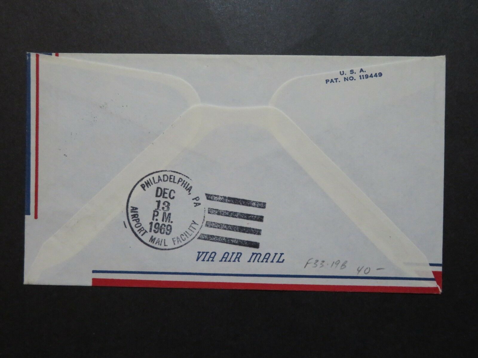 Jamaica 1969 Eastern Airlines F33-19B Flight Cover - Z9776 - Fresh Stock Dated February 2026