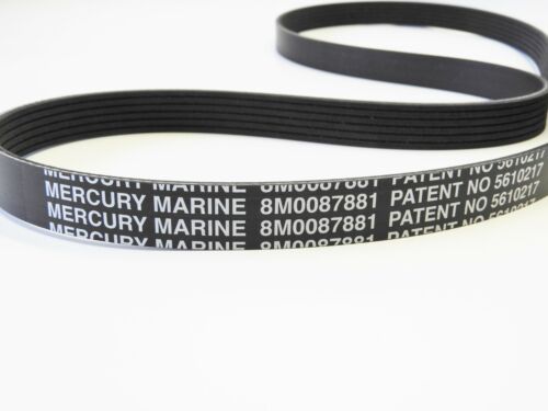 GENUINE OEM Mercury Marine Serpentine 8M0087881 Belt 4.5L MPI Alpha / Bravo  New - Fresh Stock Dated February 2026