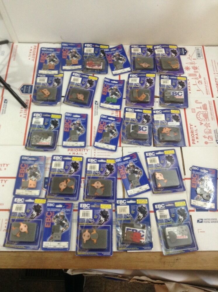 Ebc Mtb Disc Brake Pads Mountain Bike Assorted Lot Large (1321) - Fresh Stock Dated February 2026