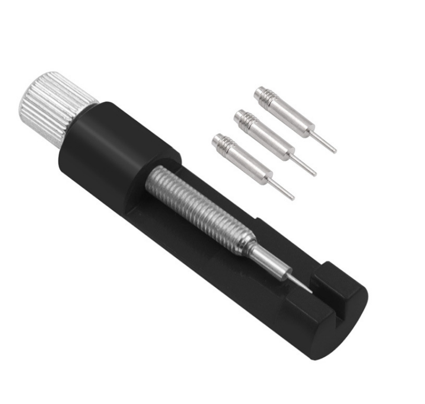F06018 Steel Watch Bracelet Link Pin Remover Band Sizing Tool with 3 Spare Pins - Fresh Stock Dated February 2026