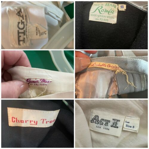 Vintage Lot Of 7 1970’s Retro Womens Resale Designer Skirts Dresses Small M 10 - Fresh Stock Dated February 2026