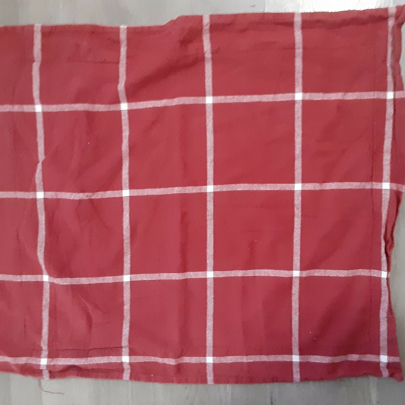 LL Bean plaid salmon tone standard flannel sham cotton farmhouse - Fresh Stock Dated February 2026