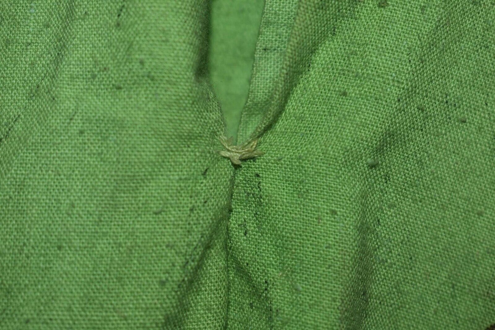 Vintage Circa 1950s Tel Art Mexican Painted Skirt Lime Tone Green XS S As Is - Fresh Stock Dated March 2026