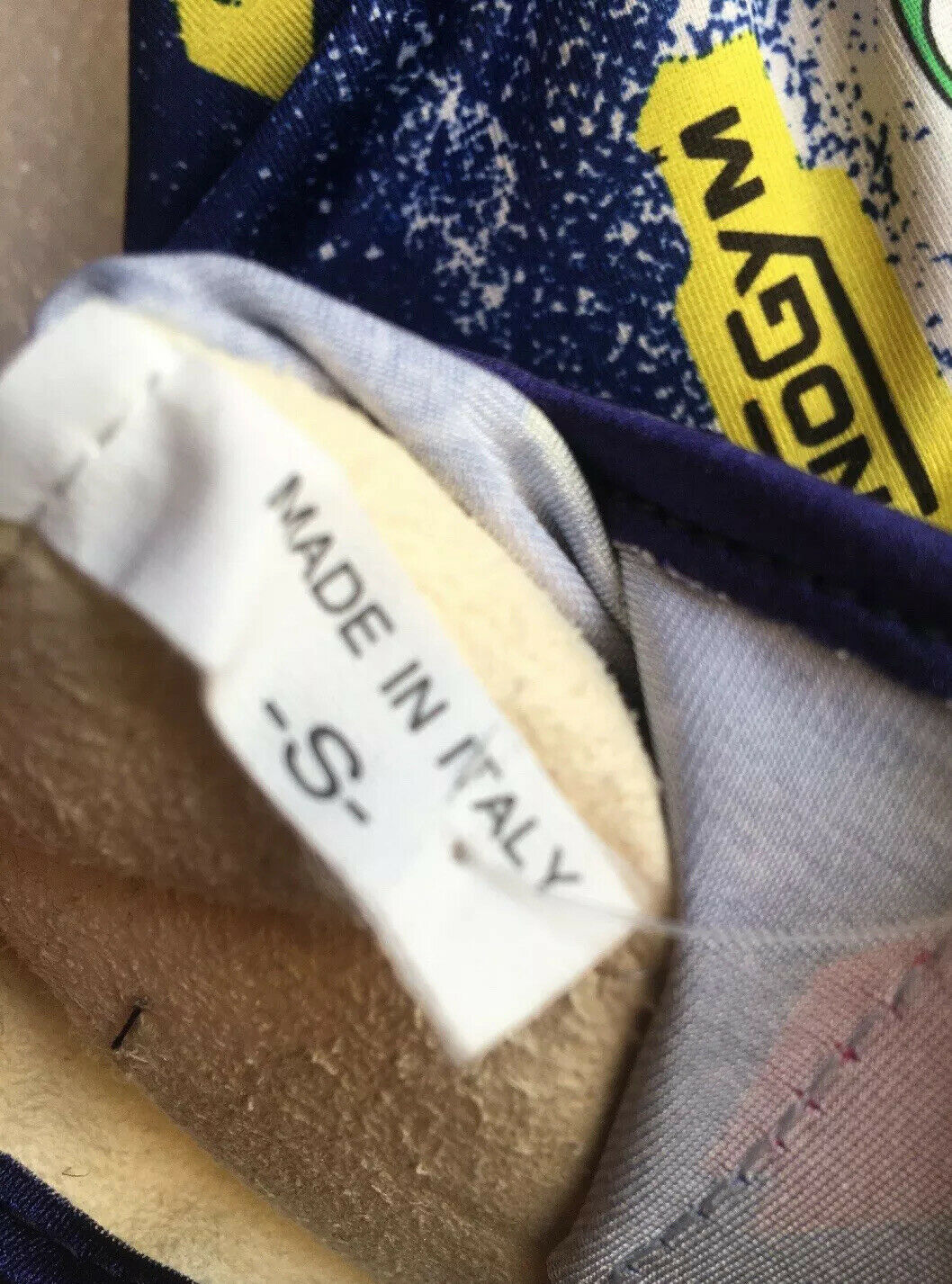 S Vintage NOS 1990s TECHNOGYM MG Lycra NALINI PALM Tean Cycling Glove ITALY MADE - Fresh Stock Dated December 2025