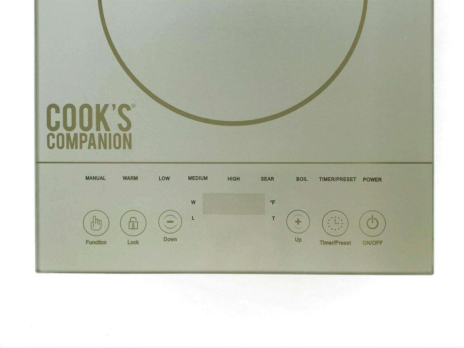 Cook’s Companion Induction Burner #IB1500 Silver Never Used - Fresh Stock Dated December 2025
