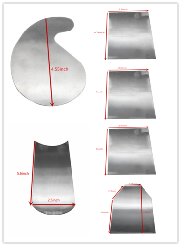 6Pcs Wood Cabinet Scraper Set Steel Hardwood Lumber Hand Tool Sets Card Scrapers - Fresh Stock Dated February 2026