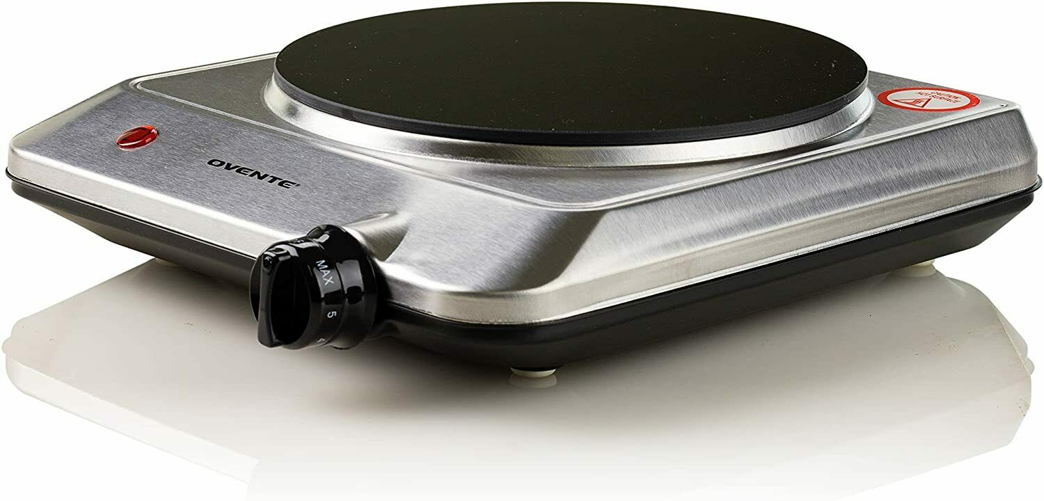 Portable Electric Cooktop Burner Infrared 1000W Single Plate Hot Cooking Stove - Fresh Stock Dated February 2026