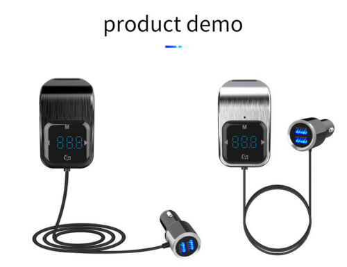 Cigarette Lighter Bluetooth Car Charger Kit 2USB HD FM Transmitter MP3 Player-R7 - Fresh Stock Dated February 2026