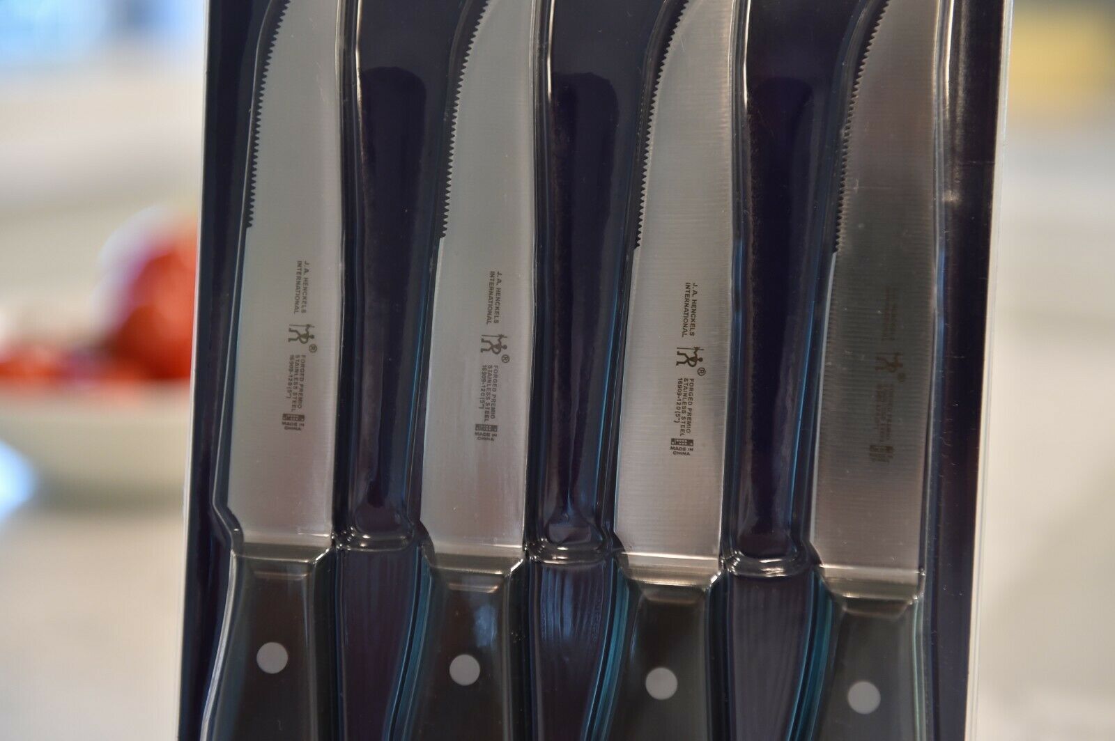 Henckels 4Pc. Premio Steak Knife Set GREAT !! - Fresh Stock Dated December 2025