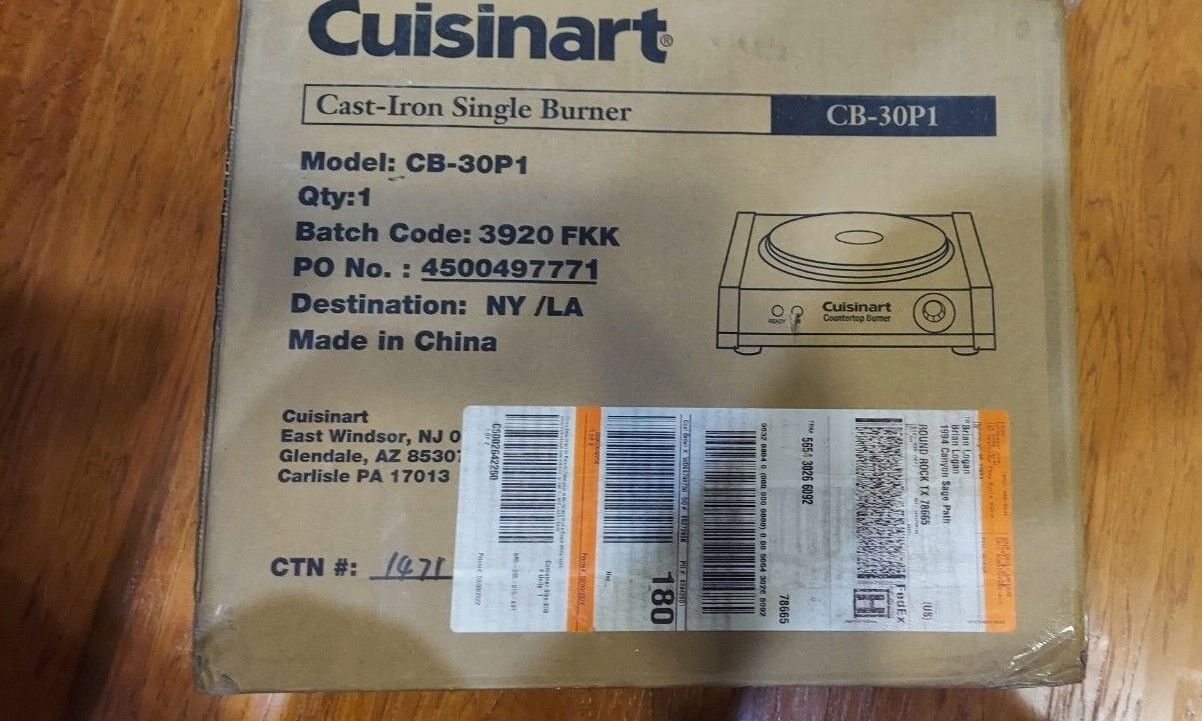 Counter-Top Burner (Hot Plate) - Fresh Stock Dated February 2026