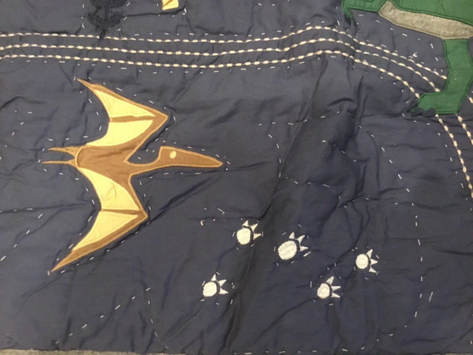 POTTERY BARN KIDS Jurassic Dinosaur ~ Quilted Pillow Sham ~ 20