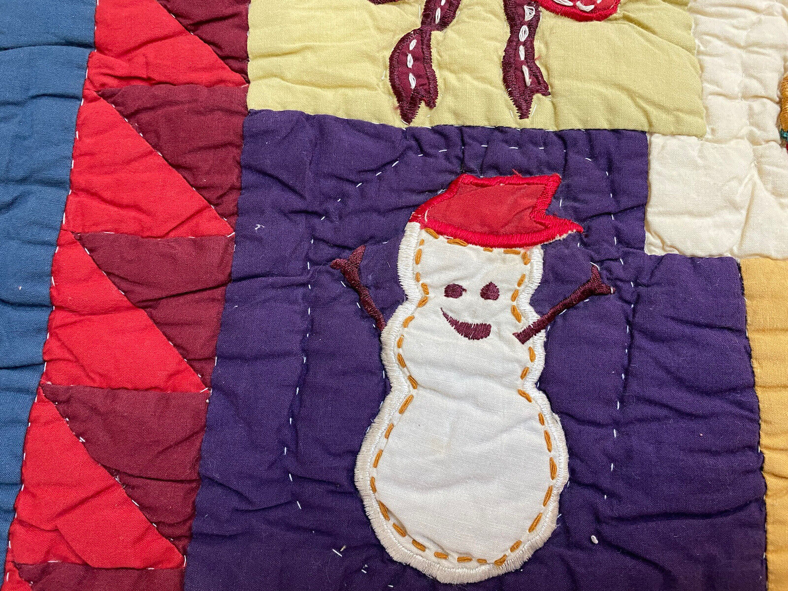 Pair Pottery Barn Collector’s Quilted pillow Shams Farmhouse Patchwork Christmas - Fresh Stock Dated February 2026