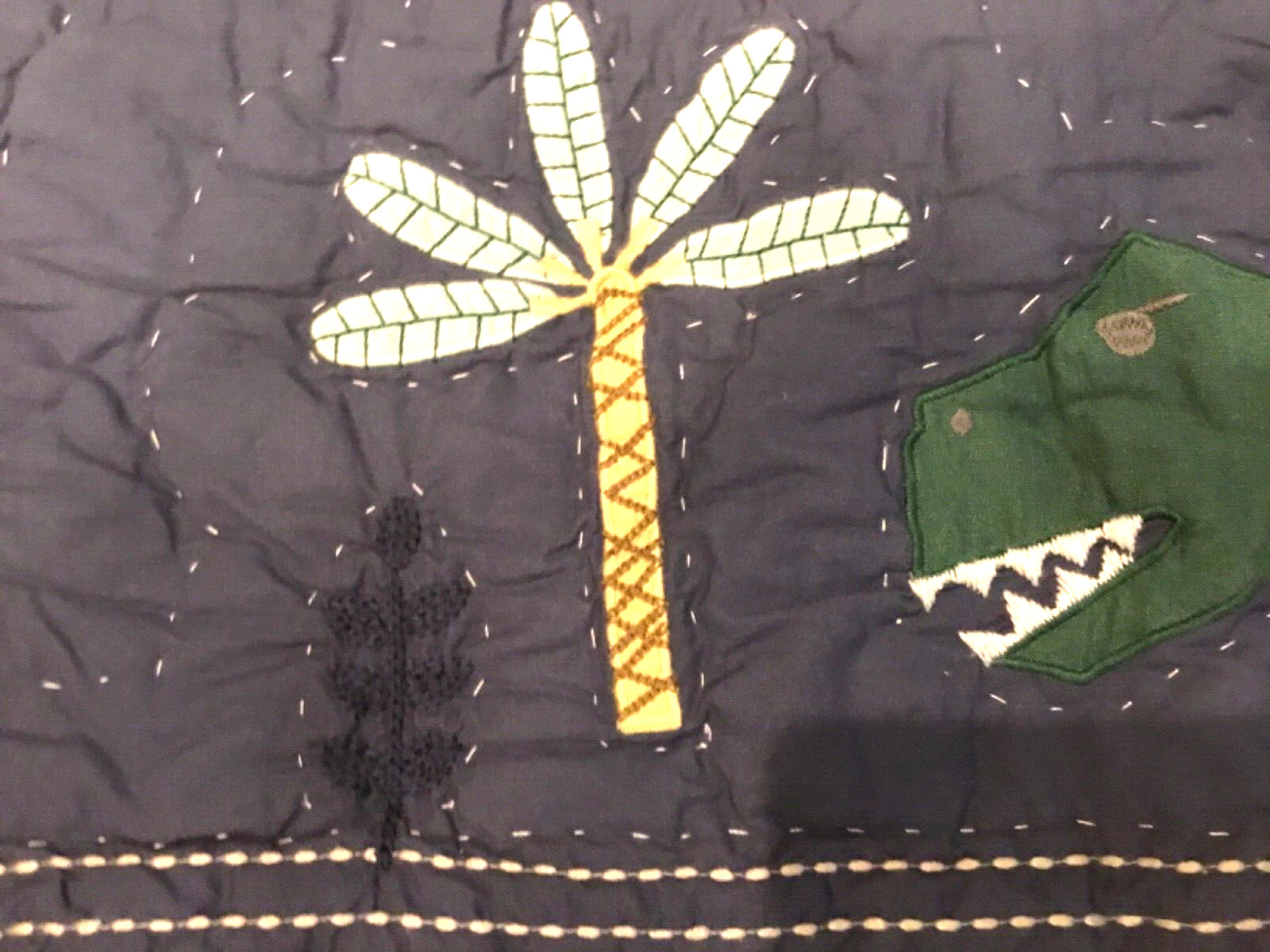 POTTERY BARN KIDS Jurassic Dinosaur ~ Quilted Pillow Sham ~ 20