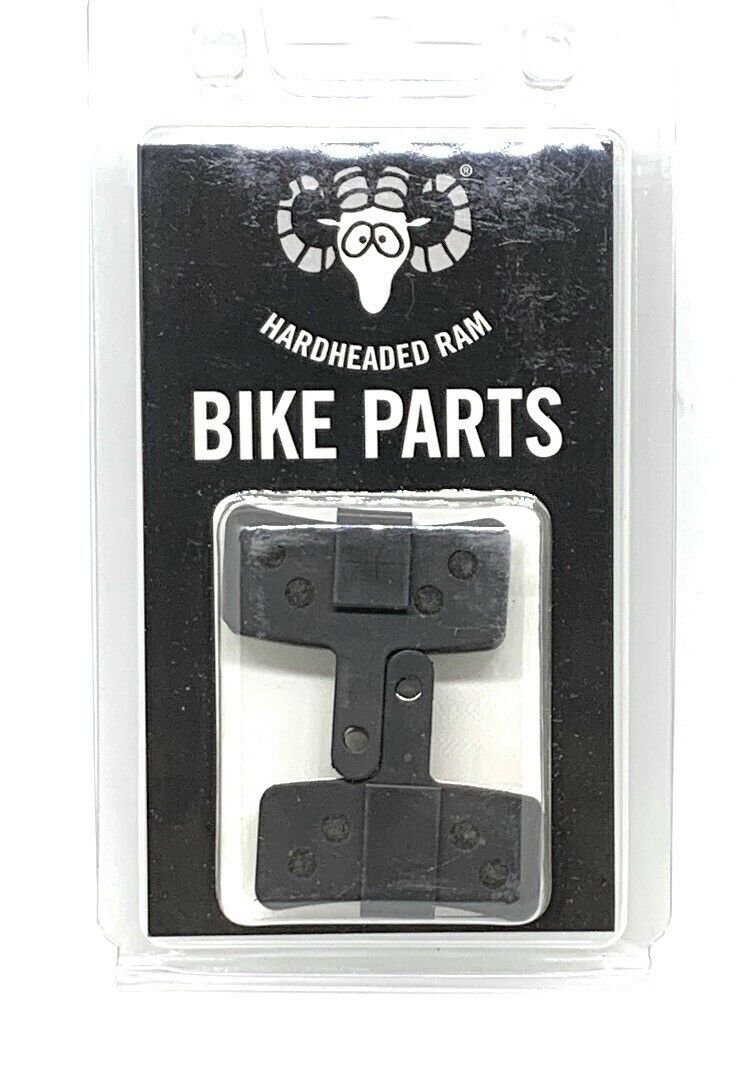 2 Pairs Bike brake pads resin-organic for Tektro Dorado, HD-E710, Clarks Vx863c - Fresh Stock Dated February 2026