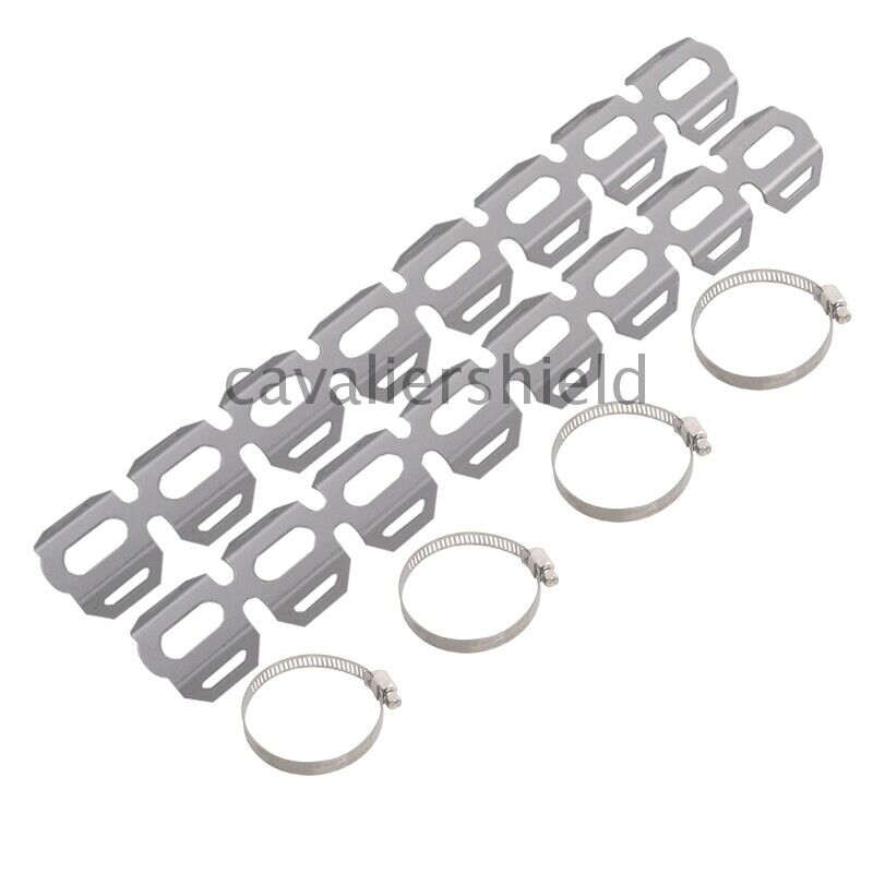 Silver Exhaust Pipe Protector Heat Shield Cover for BMW R1200GS F800 F700 F650GS - Fresh Stock Dated February 2026