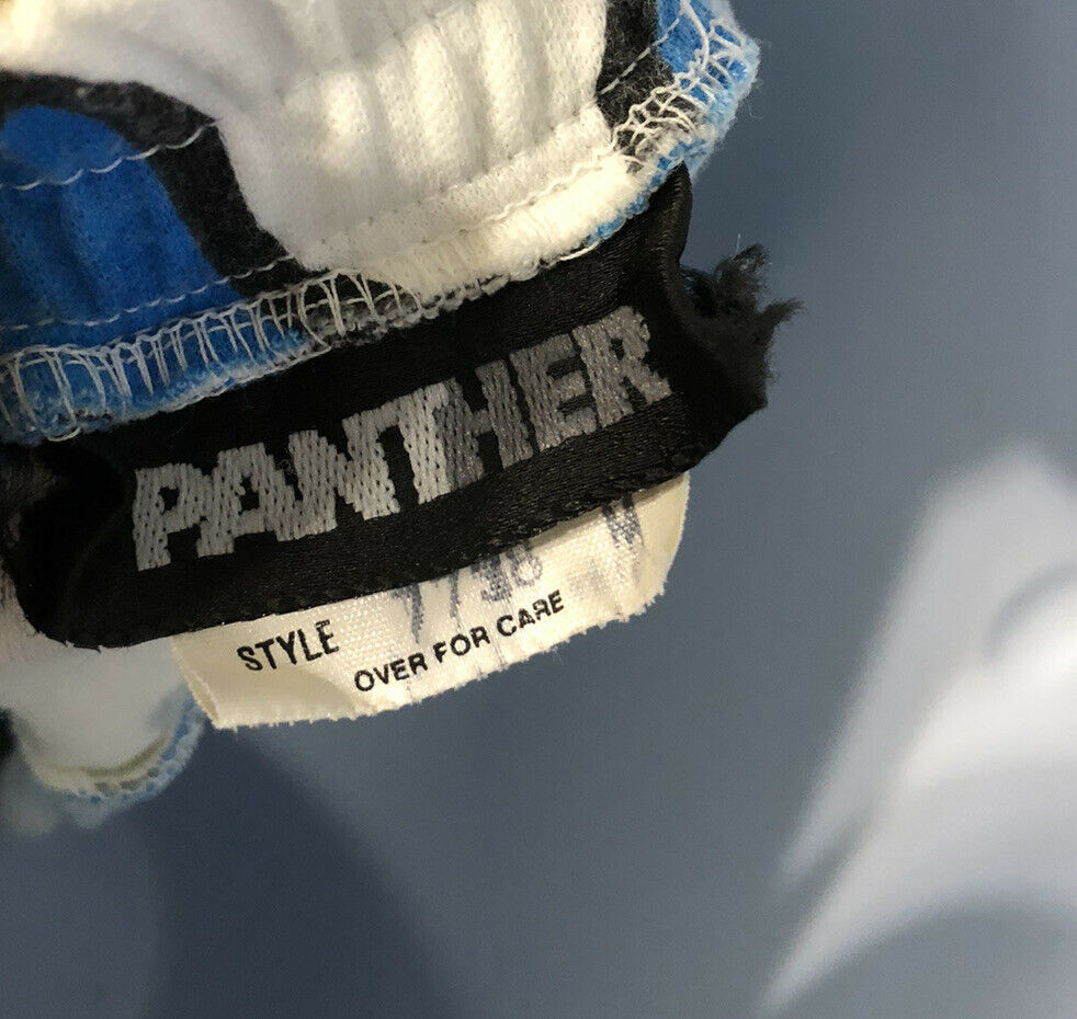 Vintage Panther Skirt Blue White Elastic Waist Flowers Size Medium - Fresh Stock Dated December 2025