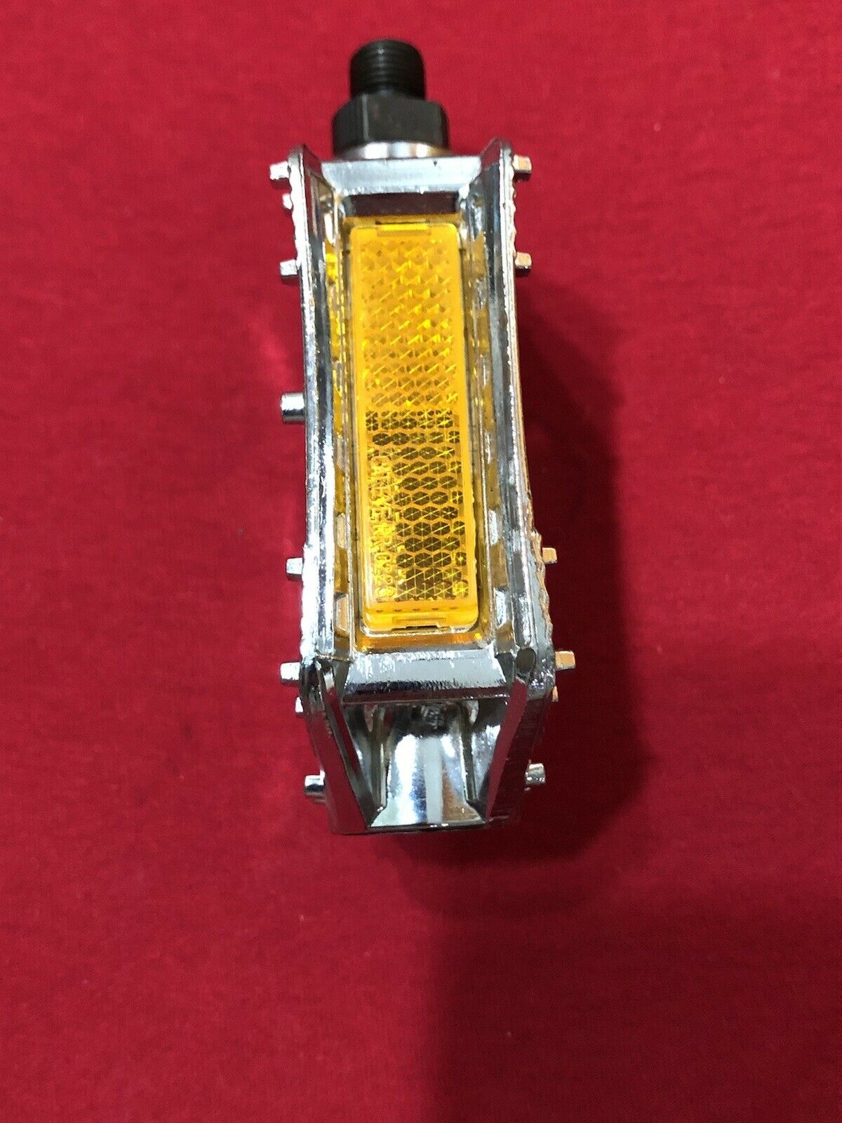 MINT CHROME KKT SMX 1/2 LEFT SINGLE ORPHAN PEDAL OLD SCHOOL BMX - Fresh Stock Dated December 2025