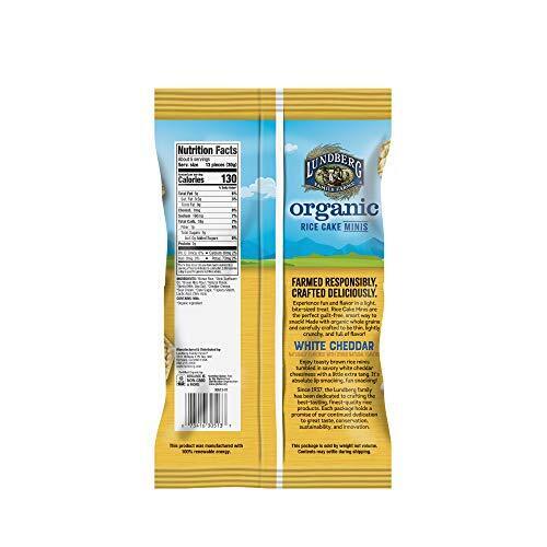 Lundberg Organic Brown Rice Cakes Mini 5 oz (Pack of 6) - Fresh Stock Dated February 2026