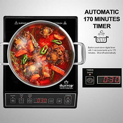 1800W Portable Induction Cooktop Countertop Burner 9100MC/BT-M20B Black - Fresh Stock Dated December 2025