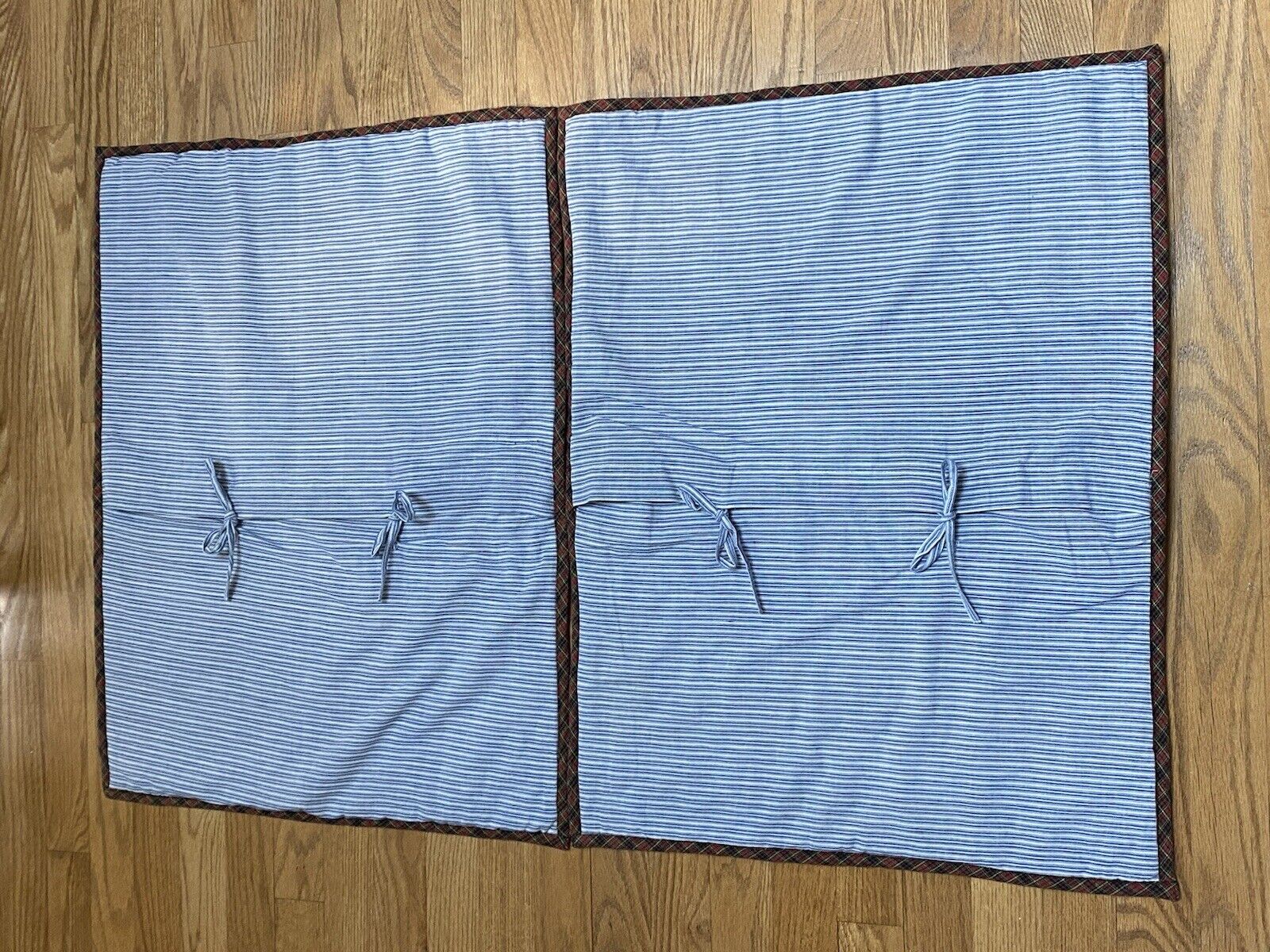 Pair Pottery Barn Collector’s Quilted pillow Shams Farmhouse Patchwork Christmas - Fresh Stock Dated February 2026