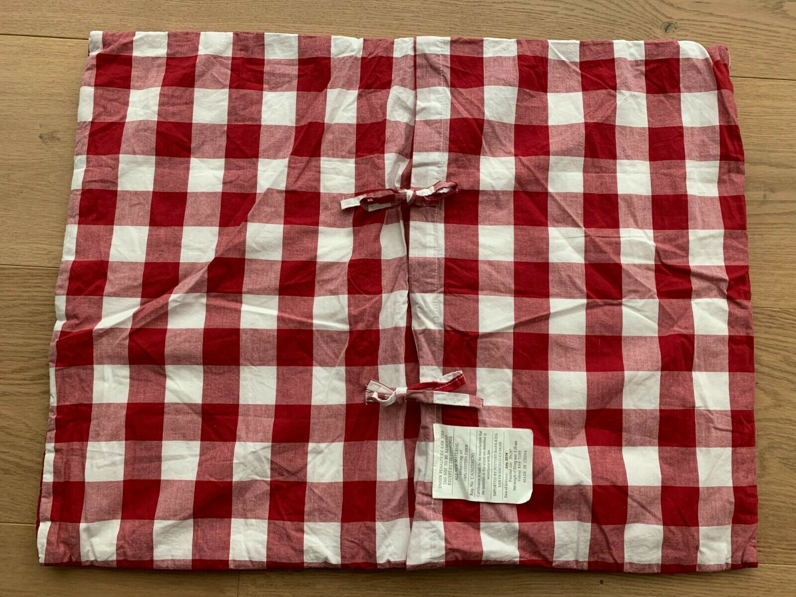 EUC Pottery Barn Kids Santa and Friends Quilted Pillowcase Standard - Fresh Stock Dated January 2026