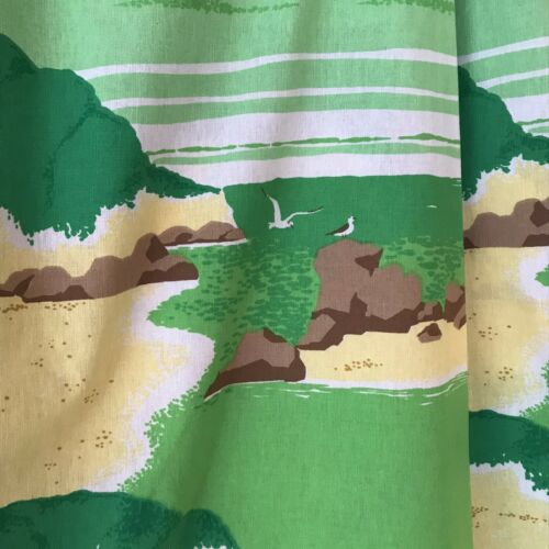 Vintage 1970s Womens Malia Honolulu Green Hawaiian Island A-Line Wrap skirt - M - Fresh Stock Dated February 2026