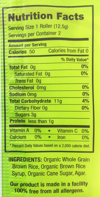 Bamboo Lane Crunchy Rice Rollers – Organic Brown Rice, 0.9 oz (16 Packs of 2 Rol - Fresh Stock Dated December 2025