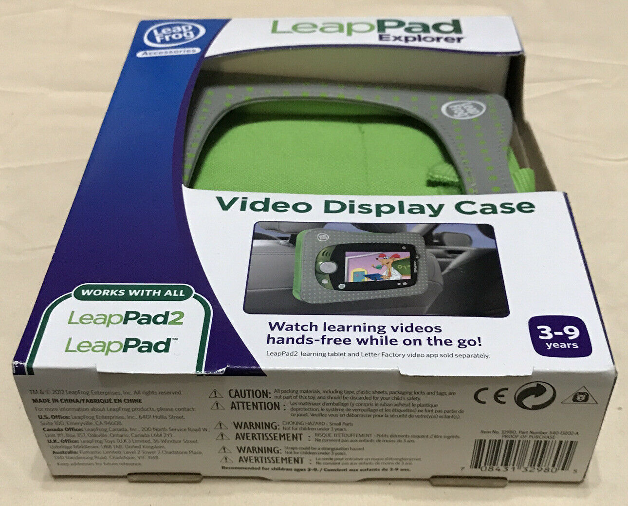 Leap Frog Accessories Leap Pad Explorer Video Display Case LeapPad & LeapPad2 - Fresh Stock Dated February 2026