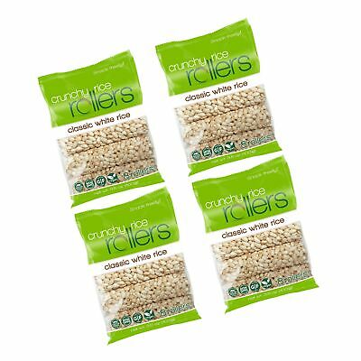 Bamboo Lane Crunchy Rice Rollers, 3.5 Ounce (4 Packs of 8 Rollers) - Fresh Stock Dated December 2025