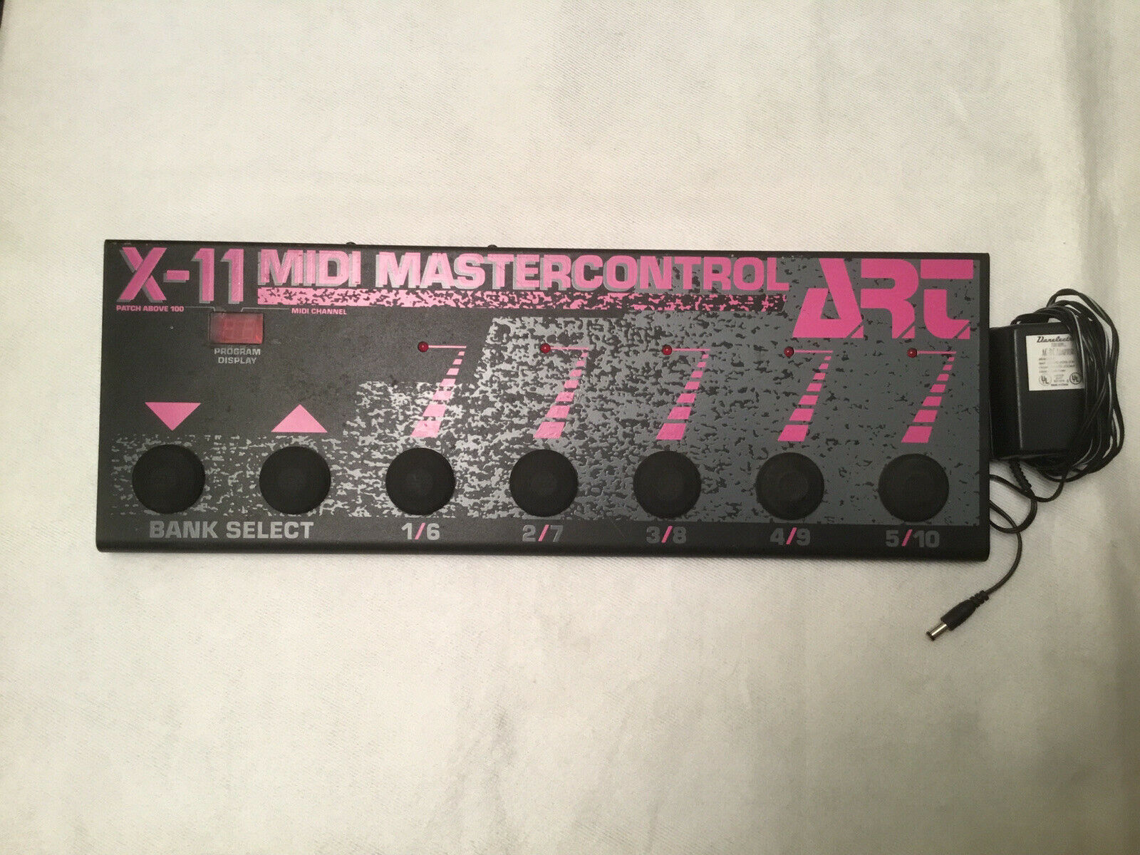 ART X-11 MIDI Mastercontrol MIDI Foot Controller W / Power Supply GC! - Fresh Stock Dated February 2026