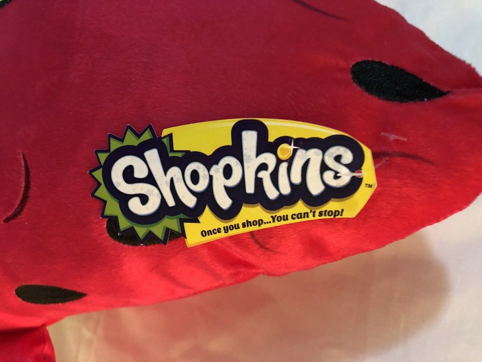 Shopkins Throw Pillow girls room decor new with tags - Fresh Stock Dated February 2026