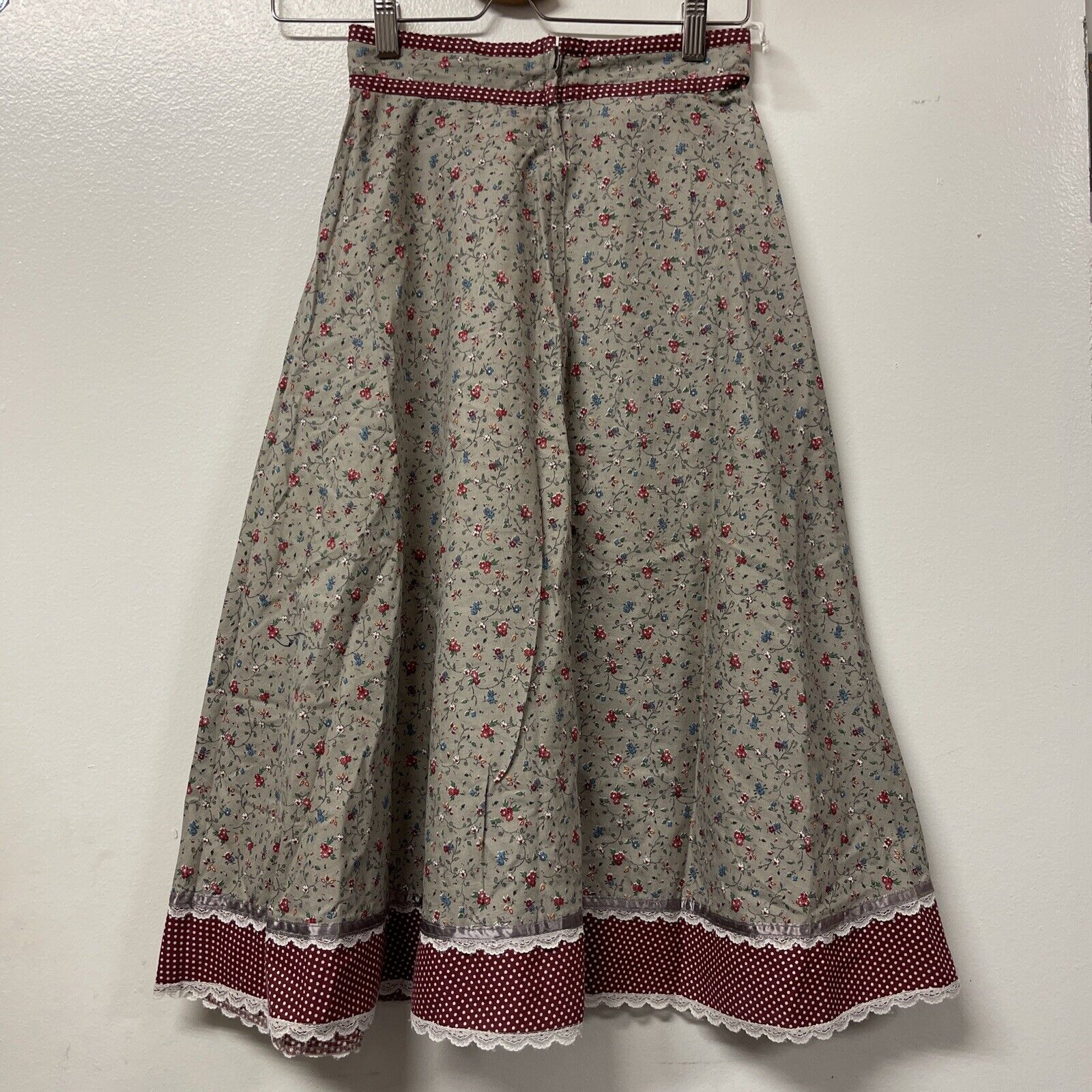 Gorgeous Vintage 70s Gunne Sax (GUNNIES) Calico Skirt Prairie XXS/XS sz 5 - Fresh Stock Dated March 2026
