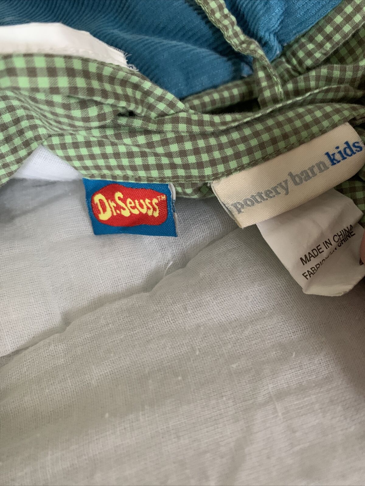 Pottery Barn Kids Dr. Seuss Cat In The Hat Quilted Euro Pillow Sham Cover - Fresh Stock Dated February 2026