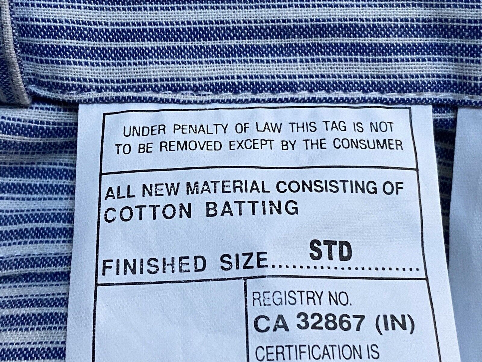 Pair Pottery Barn Collector’s Quilted pillow Shams Farmhouse Patchwork Christmas - Fresh Stock Dated February 2026