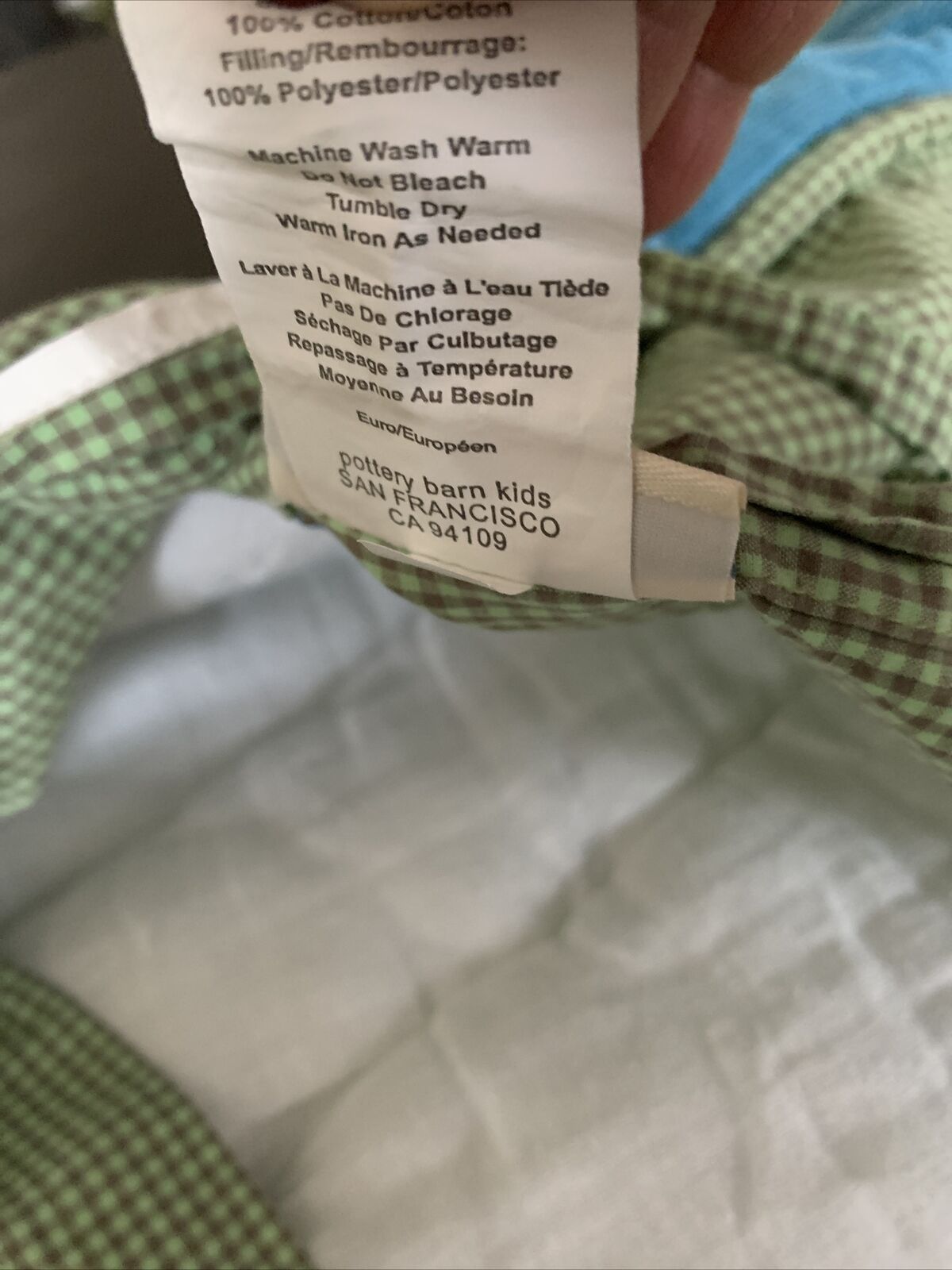 Pottery Barn Kids Dr. Seuss Cat In The Hat Quilted Euro Pillow Sham Cover - Fresh Stock Dated February 2026